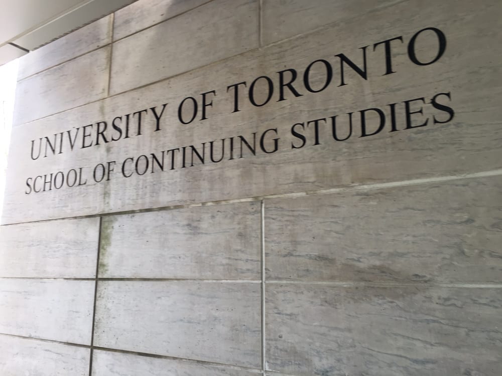 UNIVERSITY OF TORONTO SCHOOL OF CONTINUING STUDIES Updated February