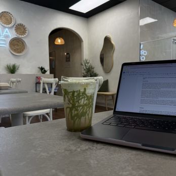 Crema Cafe - Pistachio latte - Cafes Near Me - Bakersfield, California