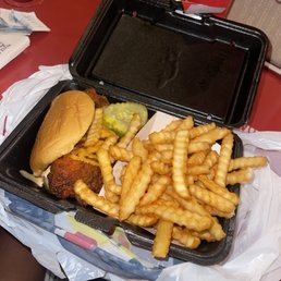 #4 slider with fries