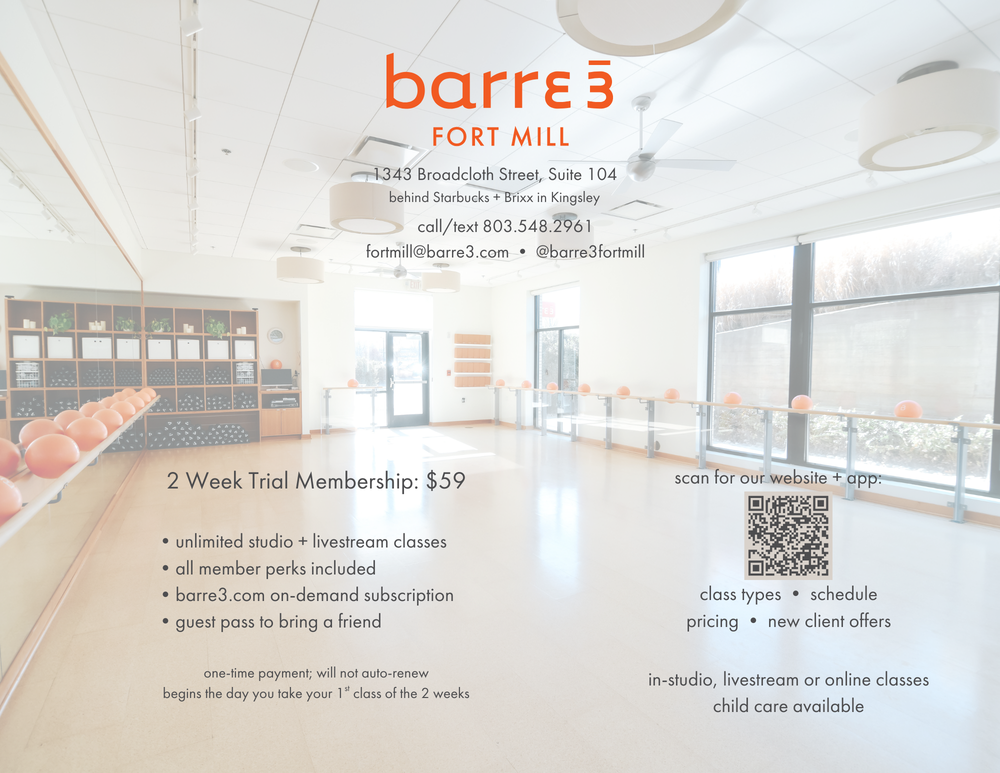 barre3 - Fort Mill Logo