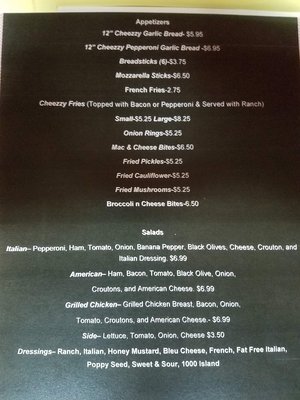 Menu photo 2 Breezzy's Pizza Bucyrus, OH