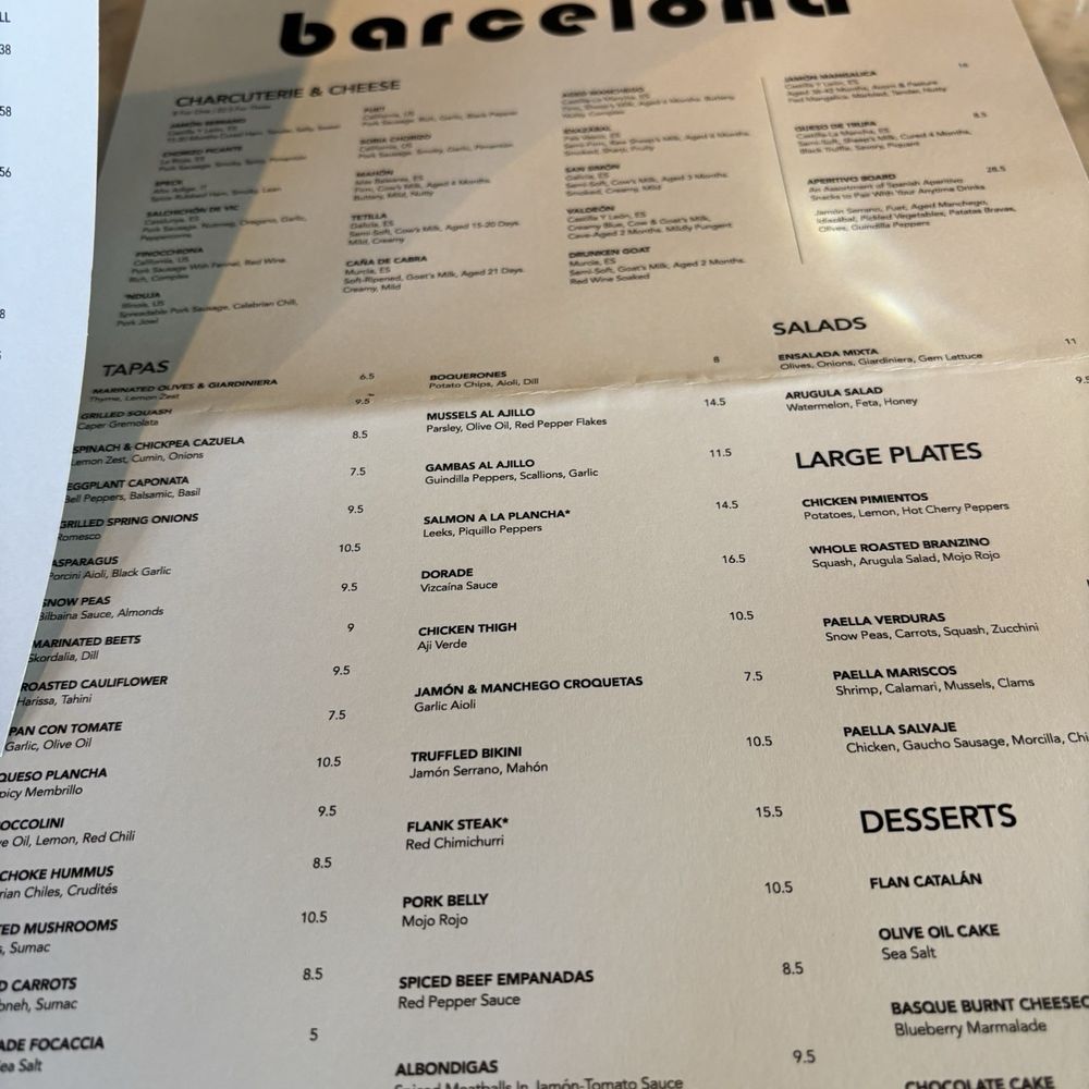 Barcelona Wine Bar - Menu - Tapas/Small Plates Near Me - Delray Beach, Florida