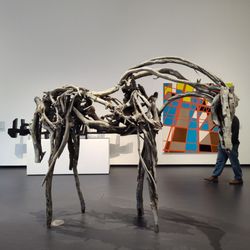 National Museum of Women In the Arts - I loved this horse made of wood pieces