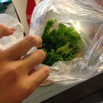 Bangkok Chef - lad thai came with a bag of lettuce and cucumbers and mint lol - Thai Near Me - Honolulu, Hawaii