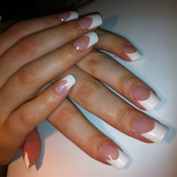 Fusion Therapy - Beautiful French nail extensions done in the comfort of your own home