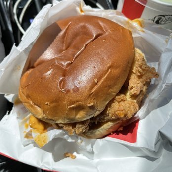 KFC - Spicy Chicken Sandwich - Fast Food Near Me - Cicero, Illinois