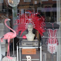 Pelicans & Parrots - Window display