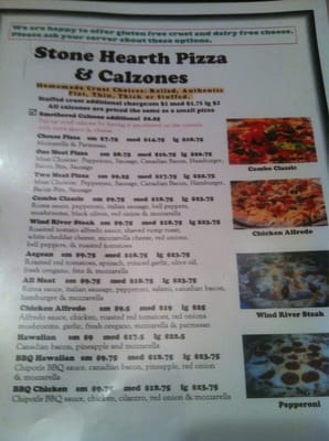 Menu photo 1 Wind River Pizzeria & Pasta Pinedale, WY Menu photo 1 Wind River Pizzeria & Pasta Pinedale, WY