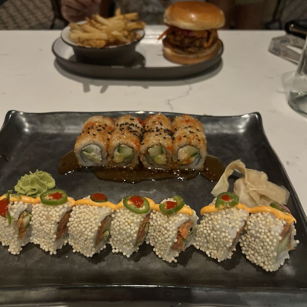 Palma - Top: crunchy LA, bottom: picante maguro - Whiskey Bars Near Me - Dallas, Texas