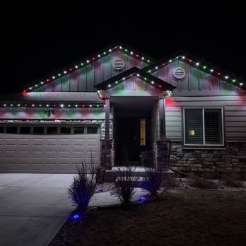 Mountain House Lighting - OK, I think this is Christmas. There's like 1 million different things you can do with the lights. - Holiday Decorating Services Near Me