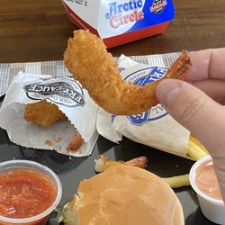 Arctic Circle - Impossibly delicious breaded shrimp from Arctic Circle. The world might be going to hell, but this right here is heaven.
