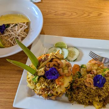 Koloa Thai Bistro - Pineapple Fried Rice and Pad Thai - Thai Near Me - Koloa, Hawaii