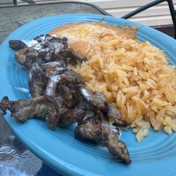 Don Tequila Mexican Restaurant - Kids portion of steak and rice $7 wow they have this amazing white cheese sauce - Mexican Near Me - Manistee, Michigan Don Tequila Mexican Restaurant - Kids portion of steak and rice $7 wow they have this amazing white cheese sauce - Mexican Near Me - Manistee, Michigan