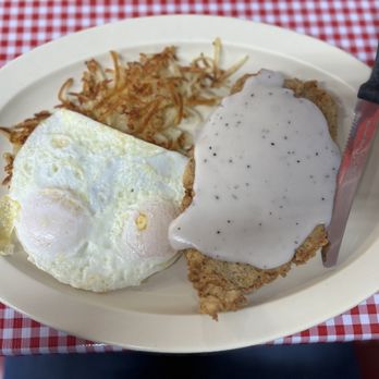 River Oaks Cafe - Chicken fried steak - Breakfast & Brunch Near Me - Fort Worth, Texas