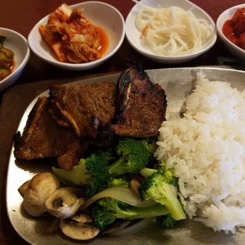 Mama's House - Galbi lunch option for $7.99 - Korean Near Me - Indianapolis, Indiana
