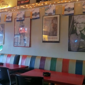 J Clydes - A wall of booth, opposite the bar. - Pubs Near Me - Indianapolis, Indiana