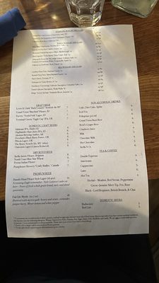 Menu photo 1 Ketchum Grill Ketchum, ID Menu photo 1 Ketchum Grill Ketchum, ID