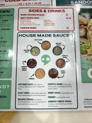 Menu photo 6 Ghost Sando Shop Huntington Beach, CA