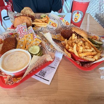 Dave's Hot Chicken - Dave's Hot Mozz 1 Piece Dave's #2 2 Sliders w/ Fries Dave's #4 1 Slider with Fries Mac & Cheese - Chicken Shop Near Me - Springfield, Oregon Dave's Hot Chicken - Dave's Hot Mozz 1 Piece Dave's #2 2 Sliders w/ Fries Dave's #4 1 Slider with Fries Mac & Cheese - Chicken Shop Near Me - Springfield, Oregon