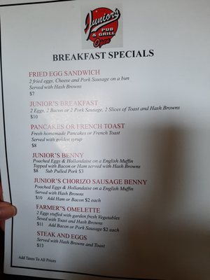 Menu photo 1 Juniors Pub and Grill Vancouver, BC