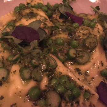 Fred's - Buffalo ricotta ravioli with peas asparagus and pesto - Wine Bars Near Me - Paddington, NSW