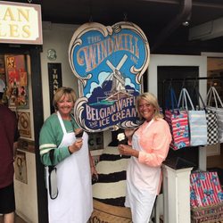 The Windmill Belgian Waffles & Ice Cream - So much fun! Thanks for putting up with our goofiness!! Best ice cream ever!