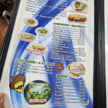 El Habanero - Menu 3. - Mexican Near Me - Tustin, California