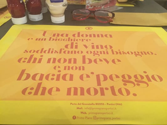 Menu photo 4 Primo Piano Portici, NA Menu photo 4 Primo Piano Portici, NA