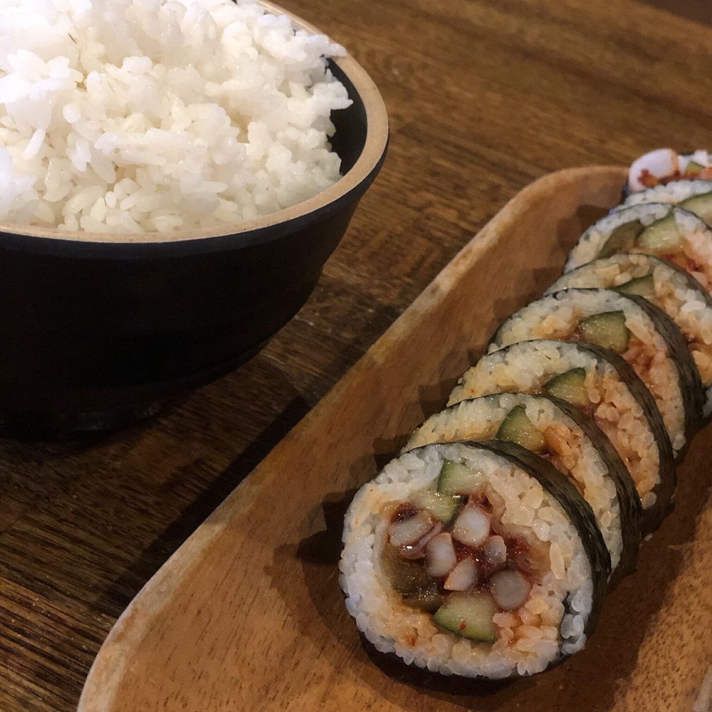 Danji - Spicy Squid Kimbob, Steamed Rice - Korean Near Me - Buford, Georgia