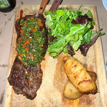 Tabaré Williamsburg - Churrasco (skirt steak with duck fat potatoes, so good!!) - Latin American Near Me - Brooklyn, New York Tabaré Williamsburg - Churrasco (skirt steak with duck fat potatoes, so good!!) - Latin American Near Me - Brooklyn, New York