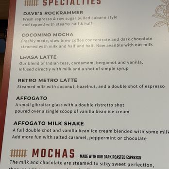 Late For the Train - Menu - Coffee & Tea Near Me - Flagstaff, Arizona Late For the Train - Menu - Coffee & Tea Near Me - Flagstaff, Arizona