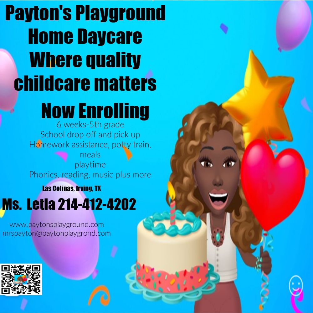 Paytons Playground Daycare - childcare center in Irving, TX