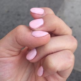 Lot of gaps on the gel nails Lot of gaps on the gel nails