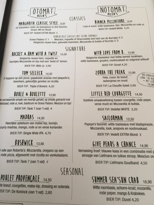 Menu photo 2 Otomat Antwerp, VAN