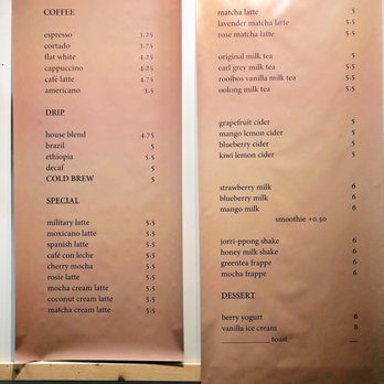 Have Some Coffee - Menu as of March 2018 - Coffee & Tea Near Me - Los Angeles, California Have Some Coffee - Menu as of March 2018 - Coffee & Tea Near Me - Los Angeles, California