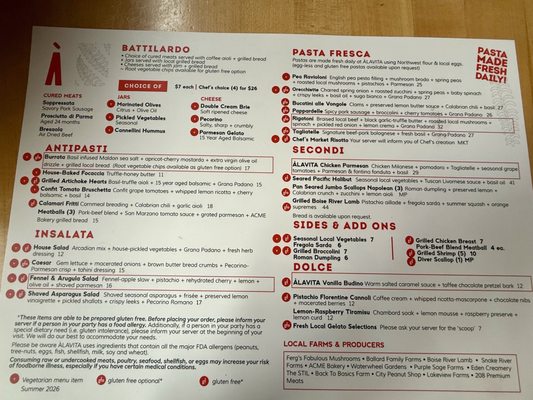 Menu photo 1 ÀLAVITA Boise, ID