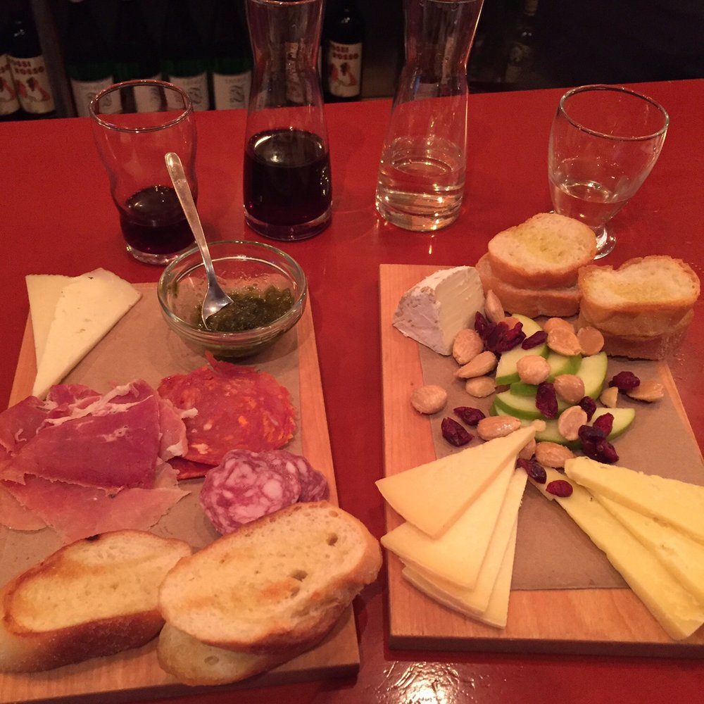 Jar'd Wine Pub - Charcuterie tapa plate and local cheese plate were both really good!!! -Depaula red Spanish wine yummy - Tapas/Small Plates Near Me - New Paltz, New York Jar'd Wine Pub - Charcuterie tapa plate and local cheese plate were both really good!!! -Depaula red Spanish wine yummy - Tapas/Small Plates Near Me - New Paltz, New York