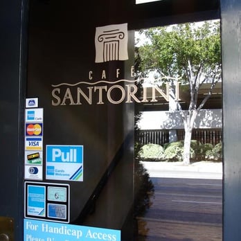 Cafe Santorini - Enter here and go up the stairs - Italian Near Me - Pasadena, California