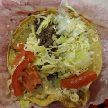 La Pasadita - Barbacoa-steamed beef taco added lettuce, tomato, sour cream - Mexican Near Me - Chicago, Illinois