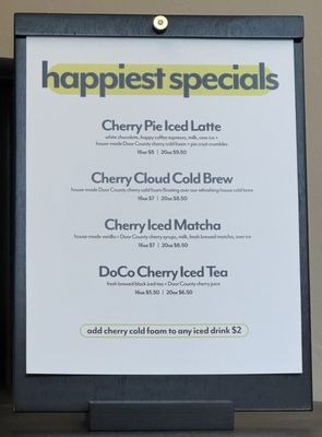 Menu photo 1 Happy Coffee Sister Bay, WI Menu photo 1 Happy Coffee Sister Bay, WI