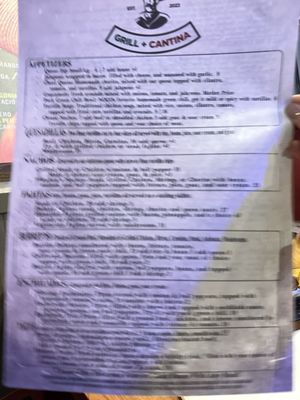 Menu photo 2 Ruben's Grill + Cantina Loveland, CO