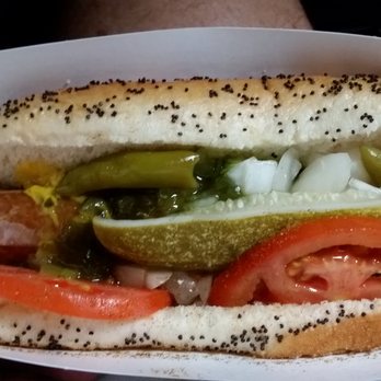 Sonic Drive-In - Chicago dog.  Good as it looks - Fast Food Near Me - Jensen Beach, Florida