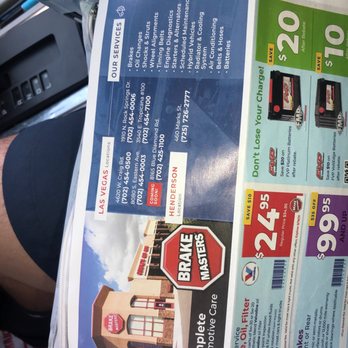 Brake Masters - Oil Change Stations Near Me - Las Vegas, Nevada