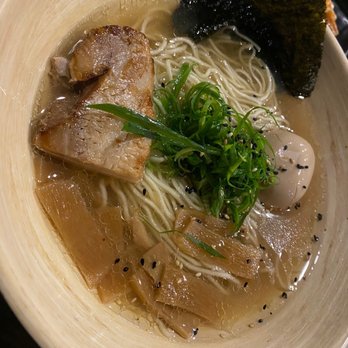 Noods Ramen Bar - Shio Ramen- $12 *salt broth *green onion*chashu*nori*aji tamago*menma*sesame*negi oil - Ramen Near Me - Honolulu, Hawaii Noods Ramen Bar - Shio Ramen- $12 *salt broth *green onion*chashu*nori*aji tamago*menma*sesame*negi oil - Ramen Near Me - Honolulu, Hawaii