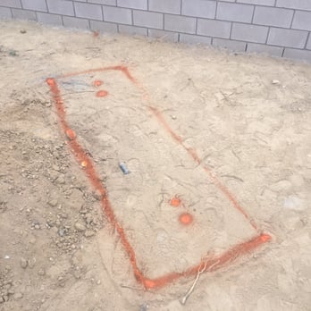 Rafael's Landscape - Measuring for BBQ Island placement. - Landscaping Near Me - Rialto, California