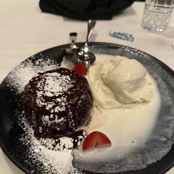 Fogo de Chão - Chocolate molten cake with ice cream - Brazilian Near Me - Washington Dc, District of Columbia