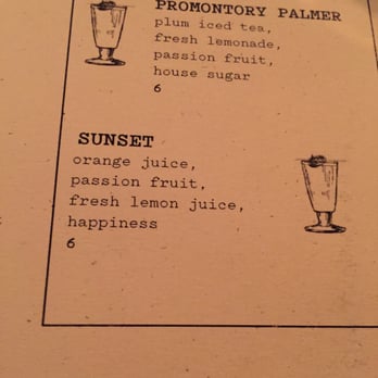 The Promontory - Can't go wrong with an ingredient like happiness! - Bars Near Me - Chicago, Illinois