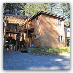 Angels Rest On Resurrection Bay LLC - The Heron Roost 4 unit building, guest entrances side