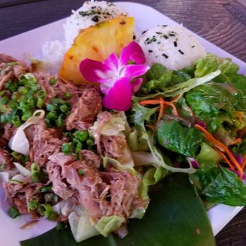 Barefoot Beach Cafe - Kalua pork with cabbage. Yum! - Breakfast & Brunch Near Me - Honolulu, Hawaii