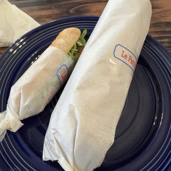 Le Petit Parisien - Goat Cheese, Tomato & Arugula Baguettini (pictured on left) - Sandwiches Near Me - New York, New York Le Petit Parisien - Goat Cheese, Tomato & Arugula Baguettini (pictured on left) - Sandwiches Near Me - New York, New York